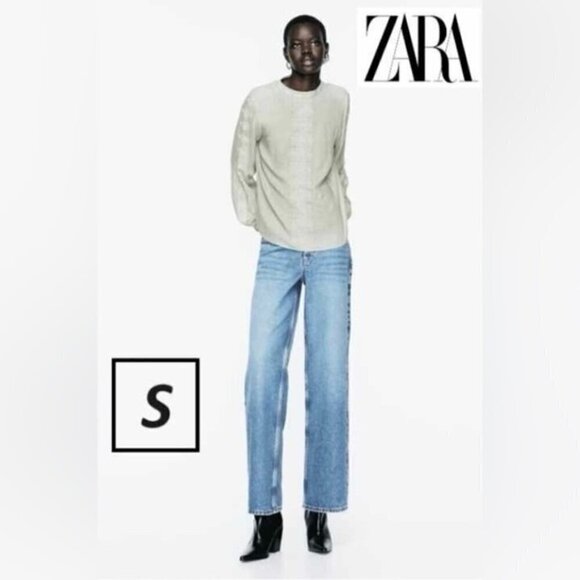 Zara, Ladies Top with Cutwork Embroidery. Size: S. NWT. (1398) - Picture 8 of 8